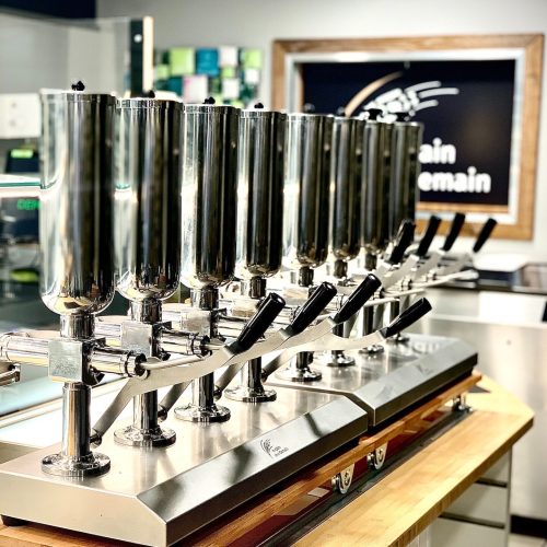 Bar à croissants en inox